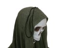 Halloween Figure Skeleton with green cape, animated, 170cm