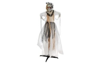 Halloween Figur Braut, animiert, 170cm