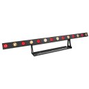 JB Systems SunBar Combi MK2, LED-Lichtleiste, 7x 3 Watt warmweiß LED, 7x 9 Watt RGB LED