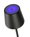LedDoo Tischleuchte Akku APOLLON USB Black LED 3.5W RGBWW...
