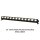 ADJ UBL12H, LED-Bar. 12x 20 Watt RGBAL+UV-LED, 1m