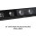 ADJ UBL12H, LED-Bar. 12x 20 Watt RGBAL+UV-LED, 1m