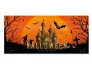 Halloween Banner, Geisterhaus, 400x180cm