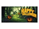 Halloween Banner, Geisterwald, 400x180cm