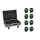 Eurolite Set 8x AKKU Mini IP UP-4 QCL Spot MK2 + Case mit Ladefunktion