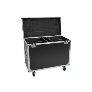 Roadinger Flightcase 2x IP TMH-H760 with wheels