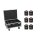 Eurolite Set 6x AKKU IP TL-3 QCL + Case with wheels and charging function