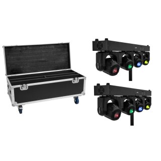 Eurolite Set 2x LED TMH Bar S120 + Case mit Rollen