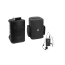 Omnitronic Set PORTY-8A Drahtlos-PA-System + Bodypack...