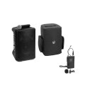 Omnitronic Set PORTY-8A Drahtlos-PA-System + Bodypack...