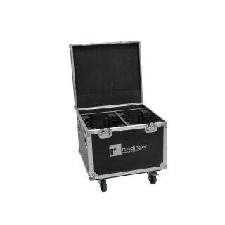 Roadinger Flightcase 2x EYE-1940 mit Rollen