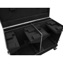 Roadinger Flightcase 2x DMH-640 mit Rollen