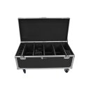 Roadinger Flightcase 4x AKKU Multiflood IP 18x10W RGBW Wash CRMX with charging function