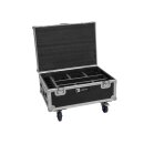 Roadinger Flightcase 6x AKKU IP TL-3 QCL Trusslight CRMX mit Ladefunktion und Rollen