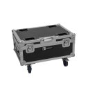 Roadinger Flightcase 6x AKKU IP TL-3 QCL Trusslight CRMX mit Ladefunktion und Rollen