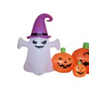 Halloween Inflatable Figure Ghost with Pumpkin, 244cm