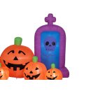 Halloween Inflatable Figure Ghost with Pumpkin, 244cm