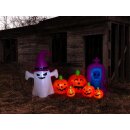 Halloween Inflatable Figure Ghost with Pumpkin, 244cm