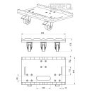 Briteq Traversen TROLLEY-BASE