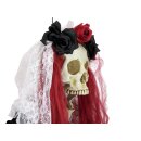 Halloween Figure Skeleton La Catarina, animated, 100cm