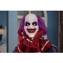 Halloween Figur Clown Robby, animiert, 120cm