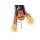 Halloween Ground Stake Figure Pumpkin Man Handstand, animated, 153cm