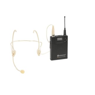 Relacart UT-222 Bodypack 522-554 MHz mit HM-600S Headset