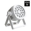 Briteq BT-Coloray 18FCR White (XLR3pin), 18x 8 Watt Outdoor-LED-Scheinwerfer, RGBW, 20 Grad Abstrahlwinkel