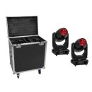 Eurolite Set 2x LED TMH-S400 CMY + Case mit Rollen