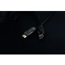 DAP-Audio gepanzertes HDMI 2.1 AOC 8K Glasfaserkabel, vergoldet, 100m