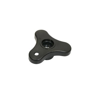 Wingnut M8 thre-star handle black