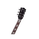 Dimavery LP-700 E-Guitar, flamed brown