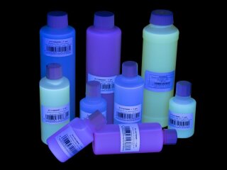 Eurolite UV-active Stamp Ink, transparent blue, 50ml, buy cheap @ Show and  Stage