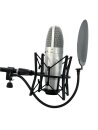 Omnitronic Microphone-Pop Filter metal, black