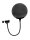 Omnitronic Microphone-Pop Filter metal, black