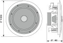 Omnitronic CST-5 Deckenlautsprecher/2-Weg