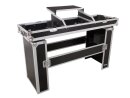 Roadinger Console Road Table 2xTT with Laptop Tray